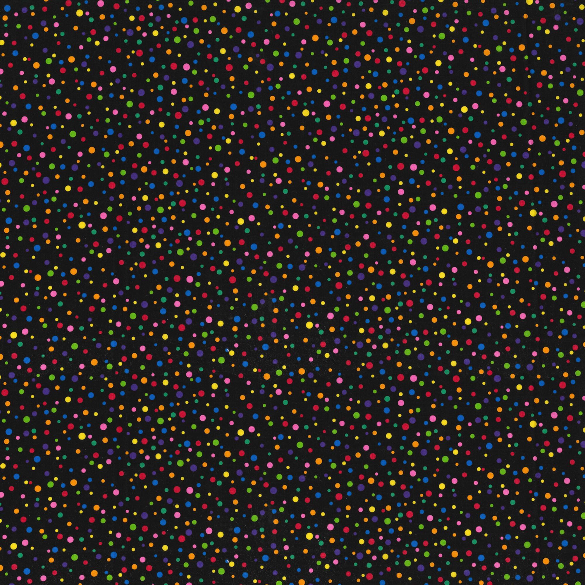 Fabric Traditions Multicolored Polka Dots Cotton Fabric